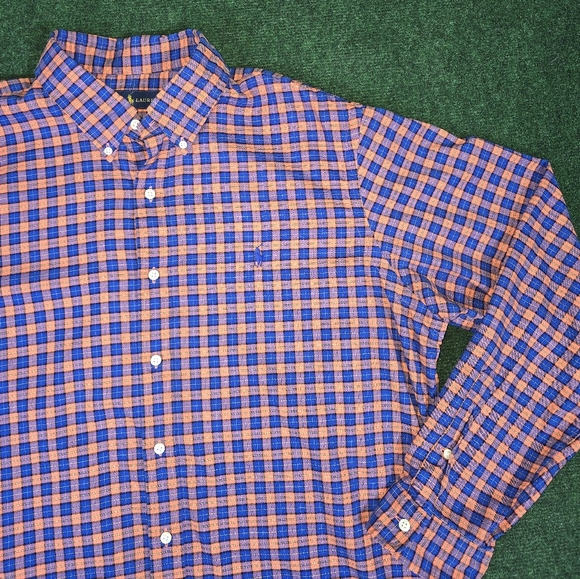 Ralph Lauren | Mens 100% Cotton Casual Button Down Shirt SIZE EXTRA LARGE - Picture 4 of 15